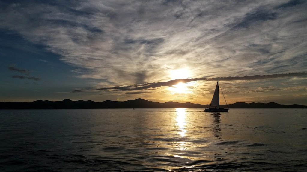 croatie zadar coucher de soleil