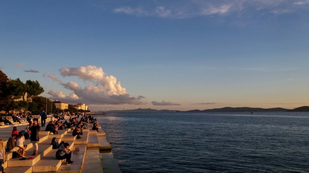 croatie zadar orgue marin