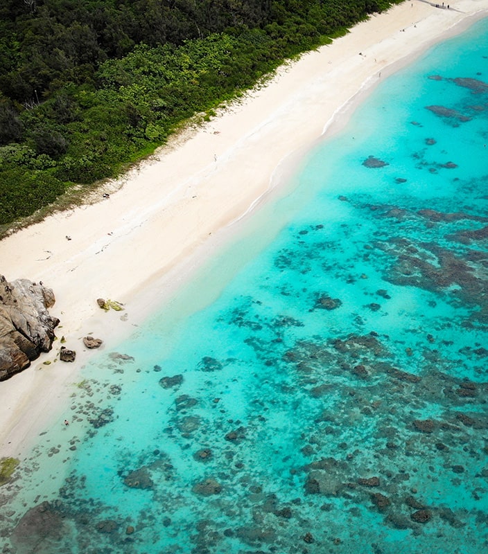 Drone plage Aharen Okinawa